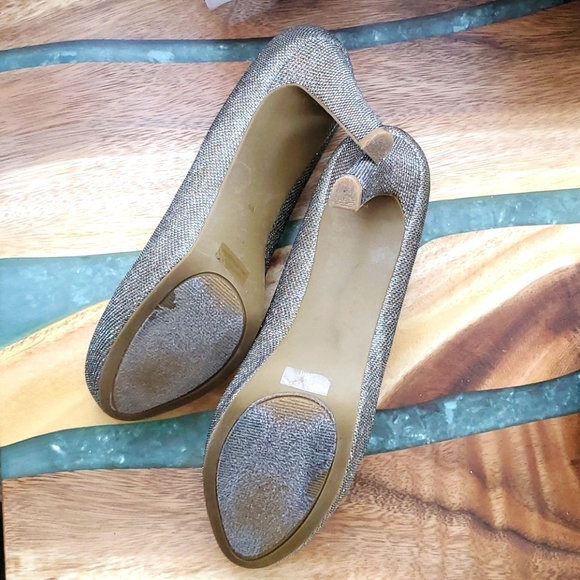 Guess LIZIA Silver Sparkle Heels | 9M - Picture 3 of 4